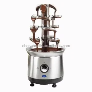 Household European Standard British Standard American Standard Four-layer Stainless Steel Chocolate Mixer Chocolate Fountain