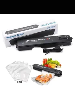 Household Film Sealer Packer Sealing Packaging Vacuum Sealer Household Kitchen Vacuum Food Sealer with Free 10 Pcs Vacuum Bags