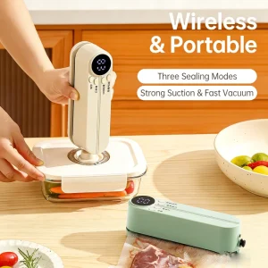 Household Food Automatic Sealing Machine Kitchen Vacuum Preservation Packaging Machine Universal Dry and Wet Vacuum Machine