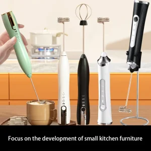 Household Hand-held Milk Dispenser Electric Frother Milk and Coffee Mixer