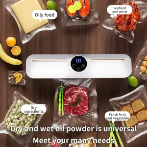 Household Kitchen Appliances Automatic Sealer Machine Mini Portable Vacuum Sealer for Food Storage Food Packaging Machine