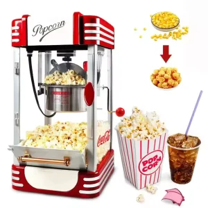 Household Kitchen Automatic Large-capacity Electric Pop Corn Machine Home Mini Popcorn Machine Makers