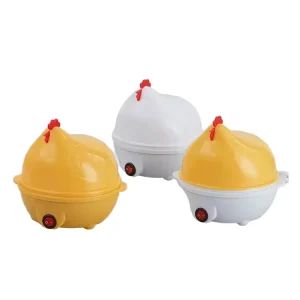 Household Kitchen Automatic Rapid Egg Cooker Machine 7 Egg Capacity Electric Egg Boiler
