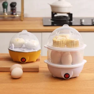 Household Kitchen Automatic Rapid Egg Cooker Machine Big Egg Capacity Electric Egg Hard Boil Machine