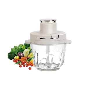 Household Kitchen Electric Meat Grinder and Slicer with Four Blades 3.5L Capacity for Metal Plastic Glass Home Use