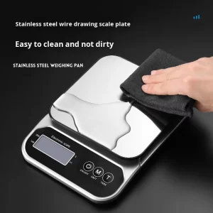Household Kitchen Scale Small LCD Electronic Scale Portable Battery Powered 5kg Baking Food Gram Scale