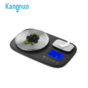 Household LCD Display Stainless Steel Double Platform Food Weighing Scale Electronic Kitchen Scale
