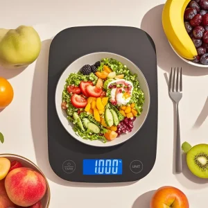 Household Lcd Display Black Glass Electronic Keukenweegschaal Weighing Balance Cooking Food Scale Digital Kitchen Scale