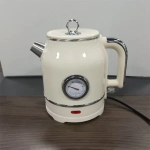 Household Manual 1.5L Double Body Stainless Steel Electric Kettle with Thermometer