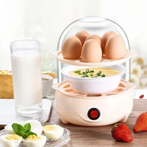 Household Mini Egg Cooker Multi functional Egg Steamer for Kitchen Breakfast
