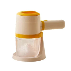 Household Mini Electric Ice Shaver Multi Purpose Stainless Steel Blade Easy Clean Portable Fluffy Ice Crusher