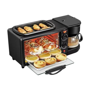 Household Multifunction Breakfast Maker Machine Temperature Control Sandwich Maker 3 in 1