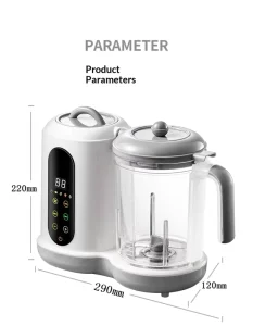 Household Multifunctional Baby Food Processor Smoothies Maker Automatic Blender Steamer Cooker Timer Plastic for Baby Food