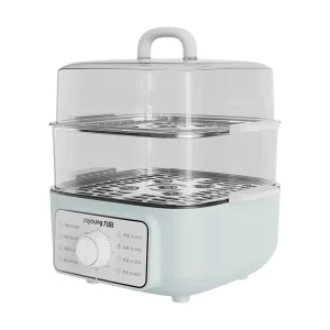 Household Multifunctional Electric Steamer with 9.3L Capacity 2 Layer Design Digital Timer & Instant Steam Functions
