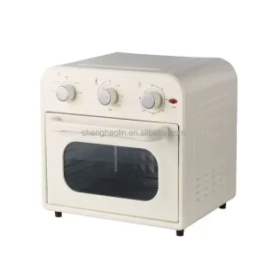 Household Multifunctional Stainless Steel NonStick Adjustable Thermostat Digital Timer Electric Oven Air Fryer