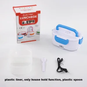 Household Office 110V 220V Portable Bento Plastic Electric Heated Lunchbox