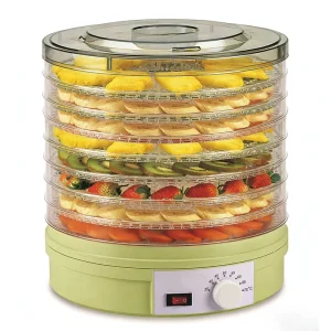 Household Plastic Food Dehydrator 8 Layer Electric Multi functional Dryer for Fruits Vegetables Meat 345W