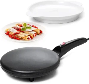 Household Portable Kitchen Electric Pancake Pot Mini Non stick Crepe Machine Electric Hand Grip Pancake Machine