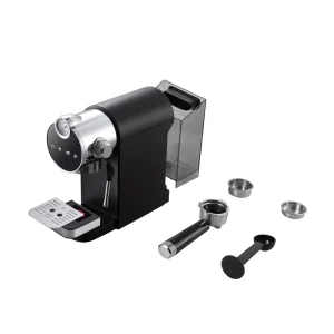 Household Professional Electric Espresso Machine Color Touch Screen Pressure Gauge 1.0L Water Tank Easy to Clean Hotel Use
