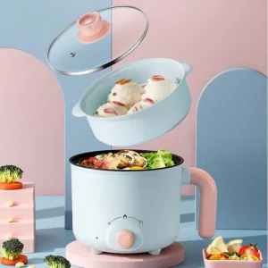 Household Rice Cooker Electric Multifunction 1.8 Liter and Electric Cooking Pot With Knob Control Mini Electric Cooker