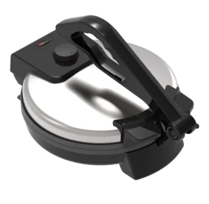 Household Roti Maker Machine 10 Inch Non stick Crepe and Pancake Maker 1200W Electric Stainless Steel Tortilla Press