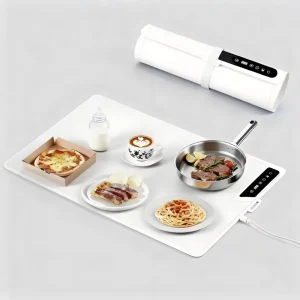 Household Silicone Electric Heating Tray Foldable Table Mat for Food Warming and Warming Plate