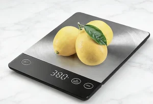 Household Stainless Steel Digital Electronic Food Scale Battery-Powered Kitchen Weighing Scales for Weight Measuring
