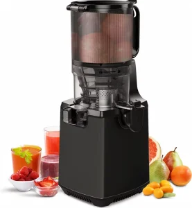 Household Stainless Steel Slow Juicer Extractors 250W BPA free Large 135mm Wide Chute Whole Fruits Vegetables Easy Clean