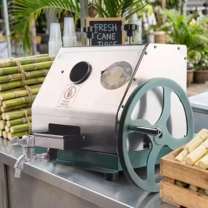 Household Sugarcane Extractor Hand Operated Manual Mobile Sugar Cane Extracting Squeezing Juicer Mill Machine