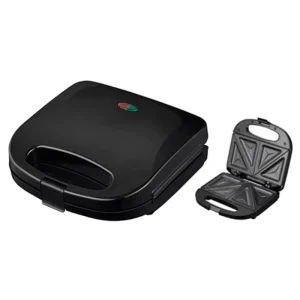 Household Use Two Slice Sandwich Maker Waffle Maker Press Grill Sausage Maker with Fixed Plate Oil Free