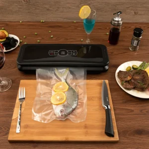 Household Vacuum Sealer Fully Automatic Low Noise Strong Pump Touch Screen One Touch Open Close for Food Storage