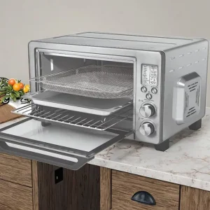 Household and Hotel Use Freestanding Convection Toaster and Pizza Air Fryer Oven with 24L Stainless Steel Digital Control