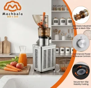 Hydraulic Commercial 800 Watt Electric Juicer Professional Centrifugal Juicer Home Hotel Restaurant Adjustable Vegetable Fruit
