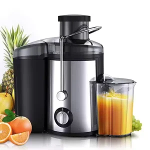 Hydraulic Commercial 800-Watt Electric Juicer Professional Centrifugal Juicer Home Hotel Restaurant Adjustable Vegetable Fruit