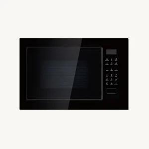 ID M626 V Built in Microwave Oven 25L Multi function Microwave & Grill Combo Black Glass Panel Kitchen Appliance