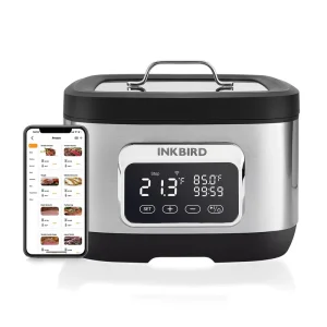 INKBIRD 8L Sous Vide Cooker ISV 500W Slow Cooker with WiFi and APP Control
