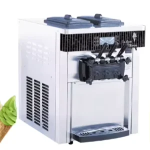 Ice Cream Maker 3 Flavors Commercial Automated Table Top Yogurt Making Soft Serve Ice Cream Machine for Business