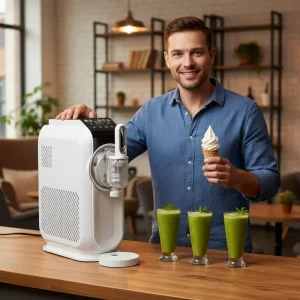 Ice Cream Maker 6 Preset Programs Home Snow Melt Machine Frozen Smoothie Margaritas Drink Slushy Slushie