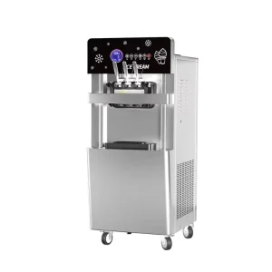 Ice Cream Maker Machine Self-cleaning Frozen Yogurt Touch Screen Mixed Flavours CE Soft Serve
