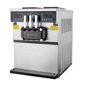 Ice Cream Making Machine 48-50L/H Doble Compresor Soft Serve Icecream Maker Machine Table Top Commercial Maquina De Helados