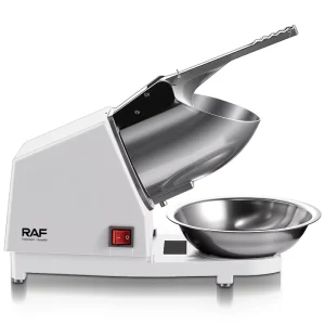 Ice Smashing Machine 300W Ice Crusher 2200rpm 350cm3 Capacity Stainless Steel Bowl Electric Ice Shaver Kitchen Use