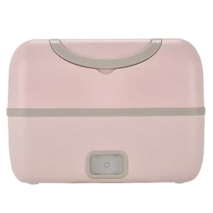 Imichef Portable Stainless Steel Electric Lunch Box Food Heater Steamer for Household and Office Warmer