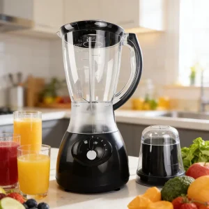 Immersion Hand Blender Stainless Steel Container Housing 1.5L Capacity Variable Speed Multifunctional Kitchen Appliance KB02002