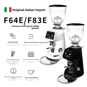 Imported Portafilter Espresso Grinder Electric Coffee Mill 304 Stainless Steel Housing High Capacity for