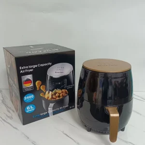 In Stock Big Capacity 6L Electric Cooker Oil Free Hot Air Fryer Digital Machine Oven
