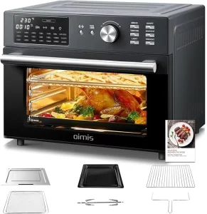 In Stock Hot Air Fryer XXL 30L 1800W Mini Convection Air Fryer Oven 21 in 1 Electric Pizza Baking Oven with 7 Accessories