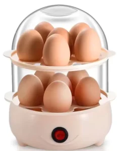 In Stock New Arrivals Kitchen Double Layer Electric Egg Boiler Holder Penguin Rapid Egg Cooker