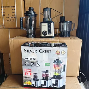 In Stock Silver Crest Blender 3 in 1 9500W 3L Multifunction Stainless Steel Housing Food Processor Commercial Blender 8 in 1