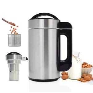 Inbuilt Filter Nut Milk Maker with Strainer Plant based Milk Maker Multi Functions Soybean Milk Maker Food Blender Juicer