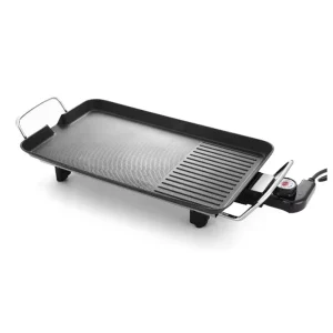 Indoor Household Flat Smokeless Simple Design BBQ Heat Control Electric Grill Griddle